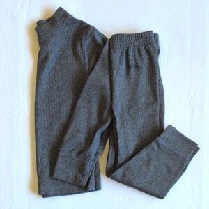 thermotech performance gray base layer matching set 2T toddler unisex